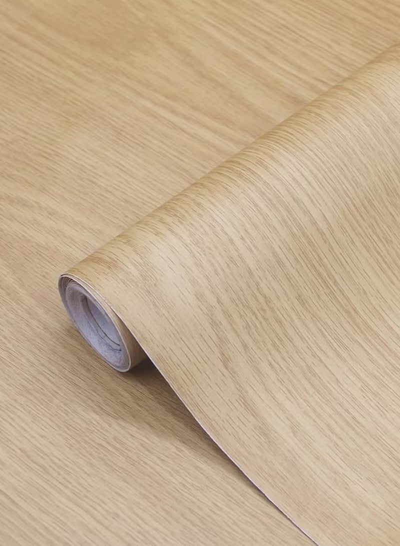 Wood Grain Design Wallpaper Brown 60x300cm - Image 1